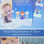 Frozen Birthday Party Invitation For A 4 Year Old