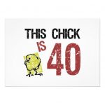 Funny 40th Invitations