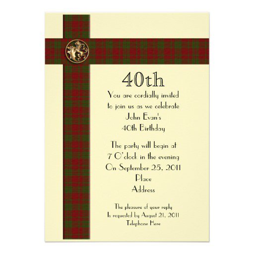 Funny 40th Birthday Party Invitations