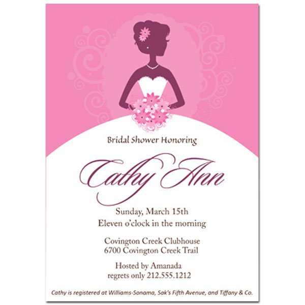 Funny Bridal Shower Invitations Wording