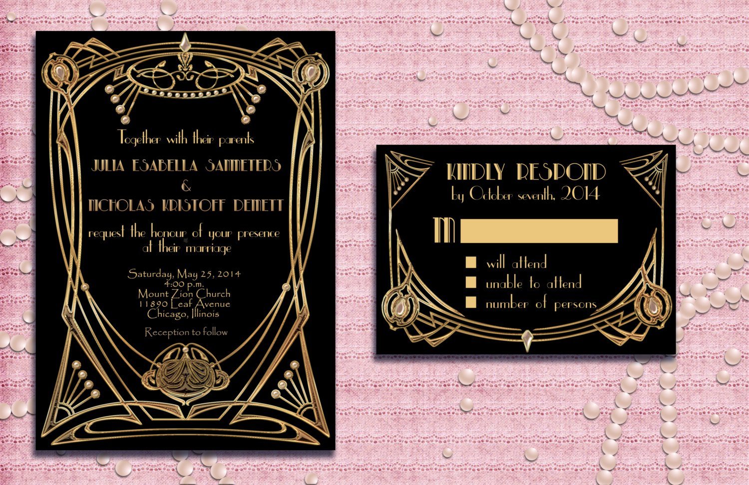 Gatsby Party Invitation Wording