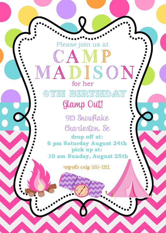 Girl Invitations Templates Free