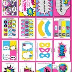 Girl Superhero Party Invitations