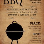 Going Away Invitation Flyer