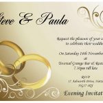 Gold Invitation Background