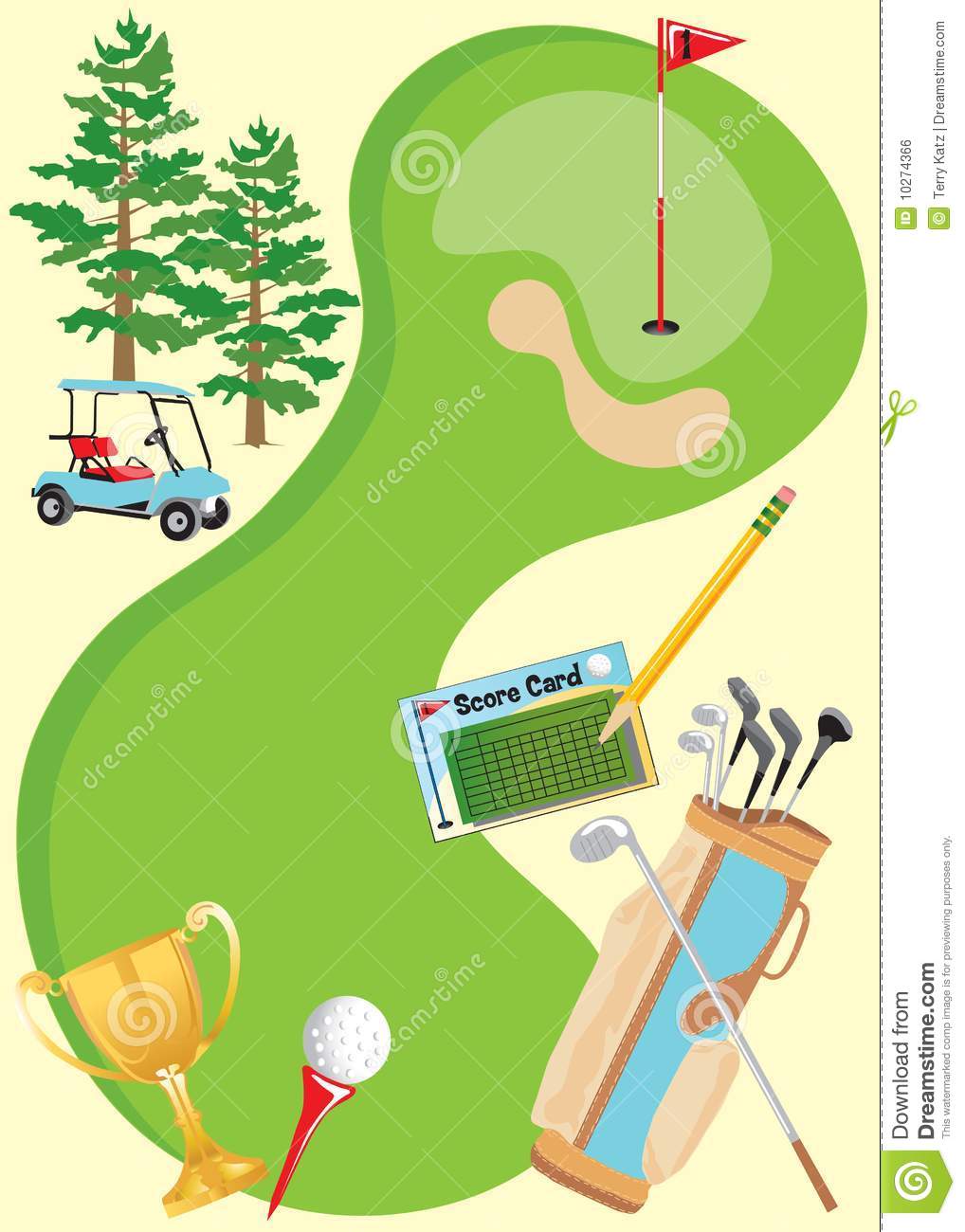 Golf Event Invitation Templates