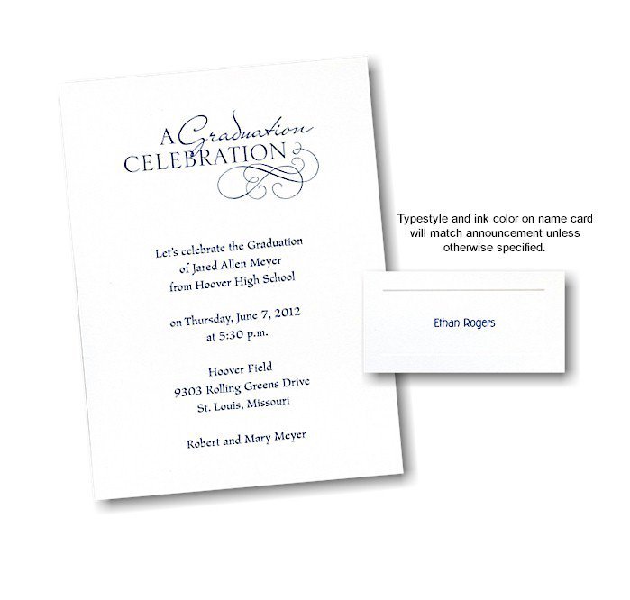 Graduation Celebration Invitations