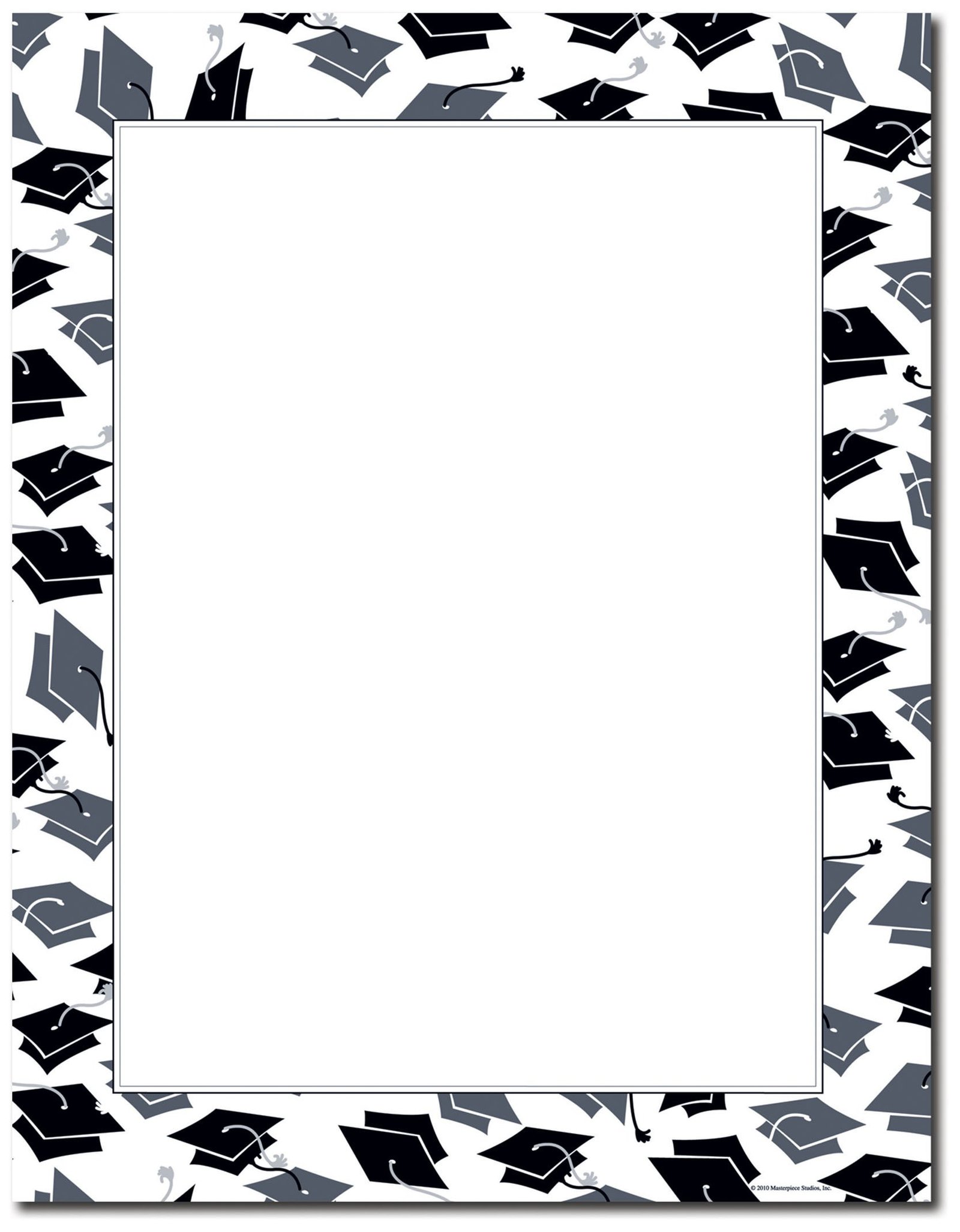 Graduation Invitation Border Templates