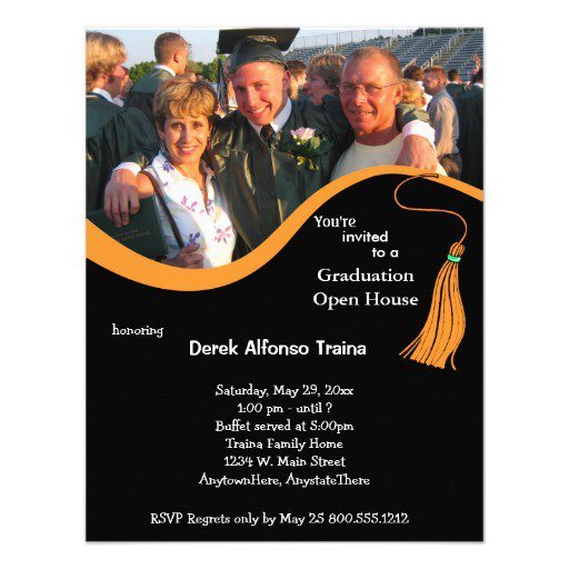 Graduation Open House Invitation Wording Ideas