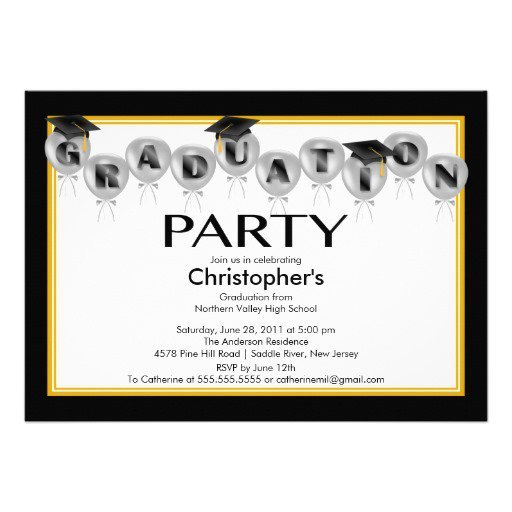 Graduation Party Invitation Ideas Make Your Own