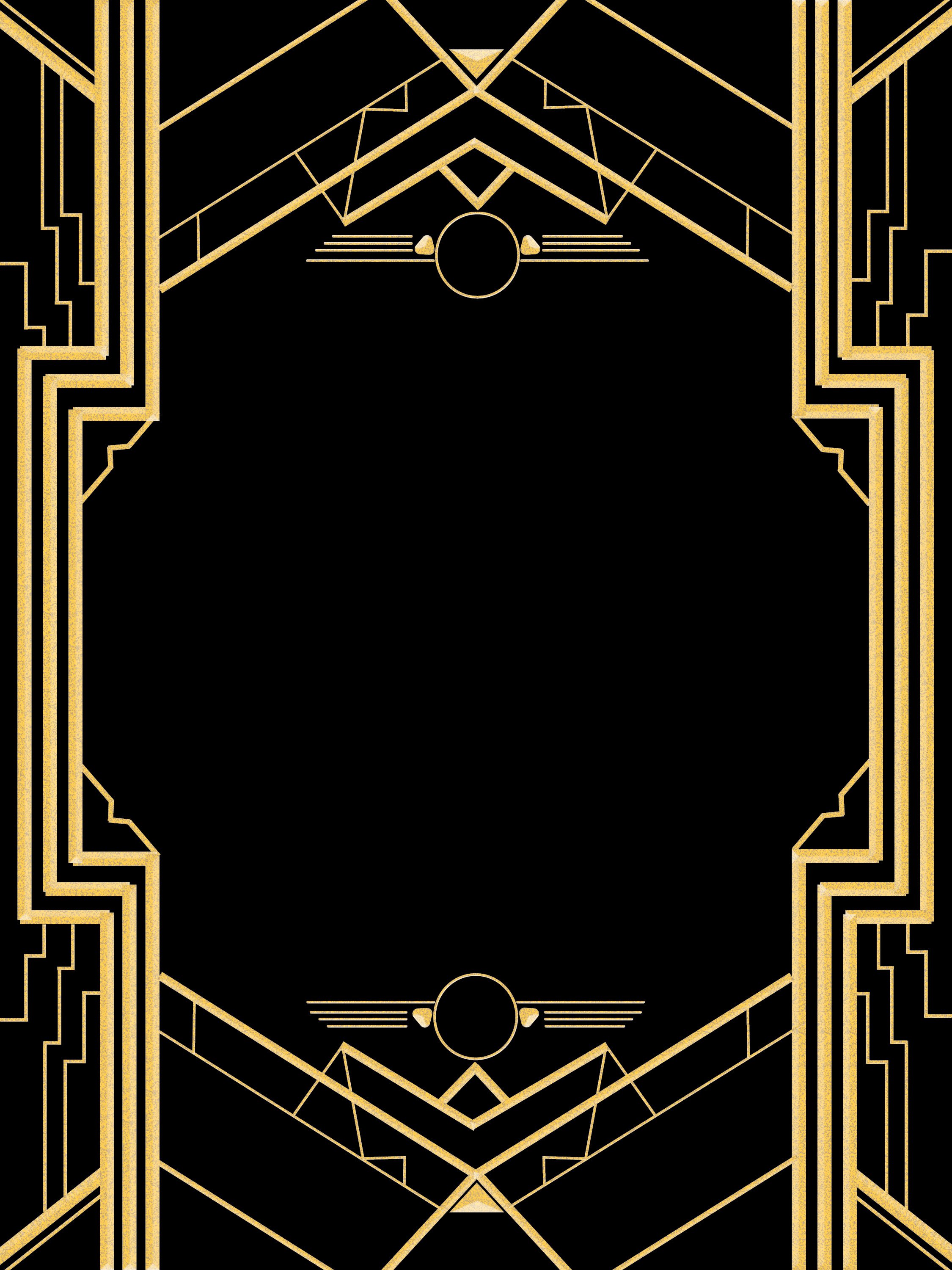 Great Gatsby Invitation Templates Blank