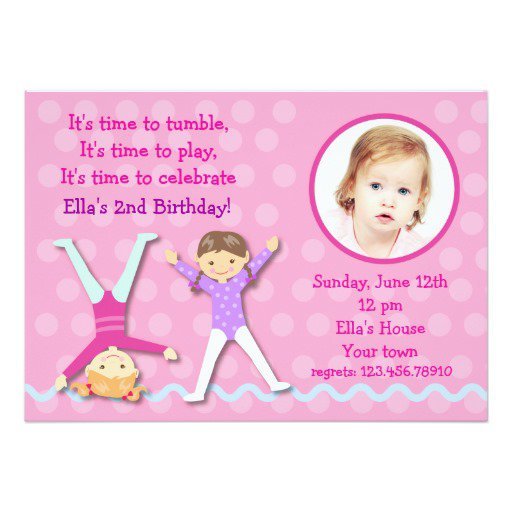 Gym Party Invitations