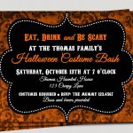Halloween Birthday Party Invitations