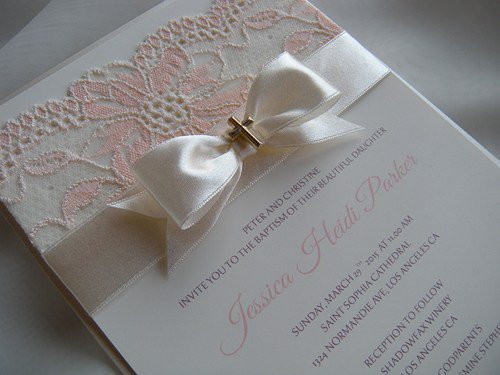 Handmade Communion Invitations