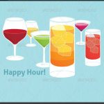 Happy Hour Invitation Flyers
