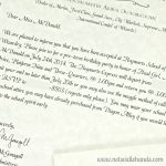 Harry Potter Birthday Invitation Letter
