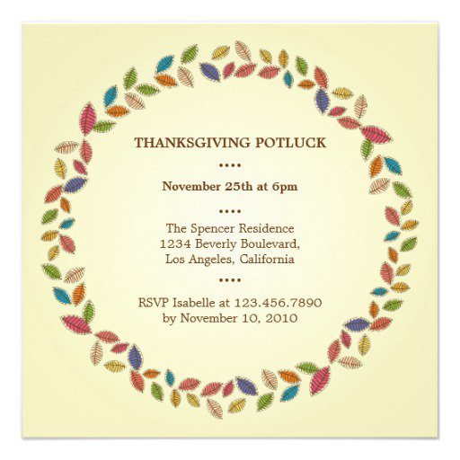 Harvest Party Invitation Wording