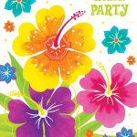 Luau Invitation Background