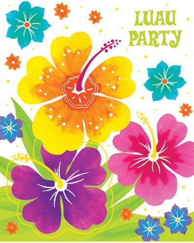Luau Invitation Background  Invitation Design Blog