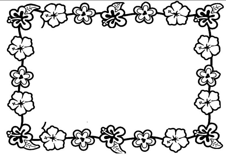 Hawaiian Invitation To Color