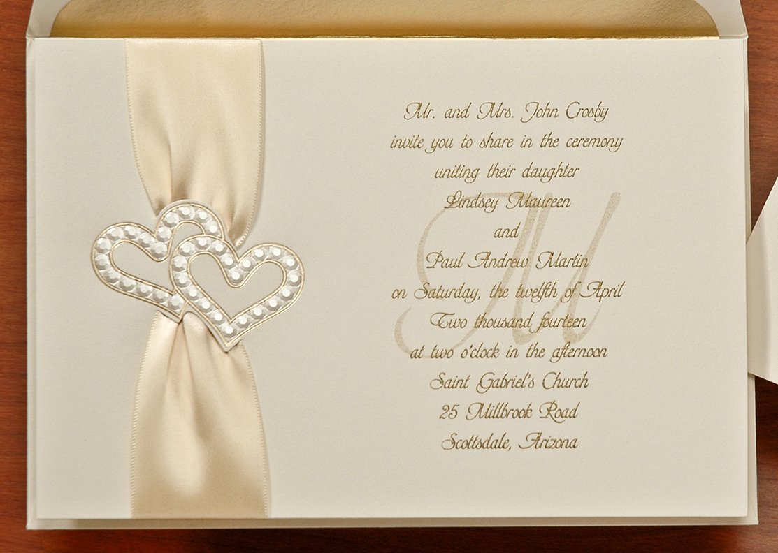 Heart Wedding Invitations Invitation Design Blog