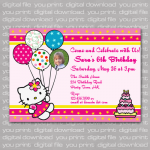 Hello Kitty Birthday Invitations Printable