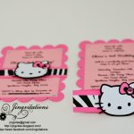 Leopard Hello Kitty Invitations