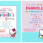 Hello Kitty Party Invitations Printable