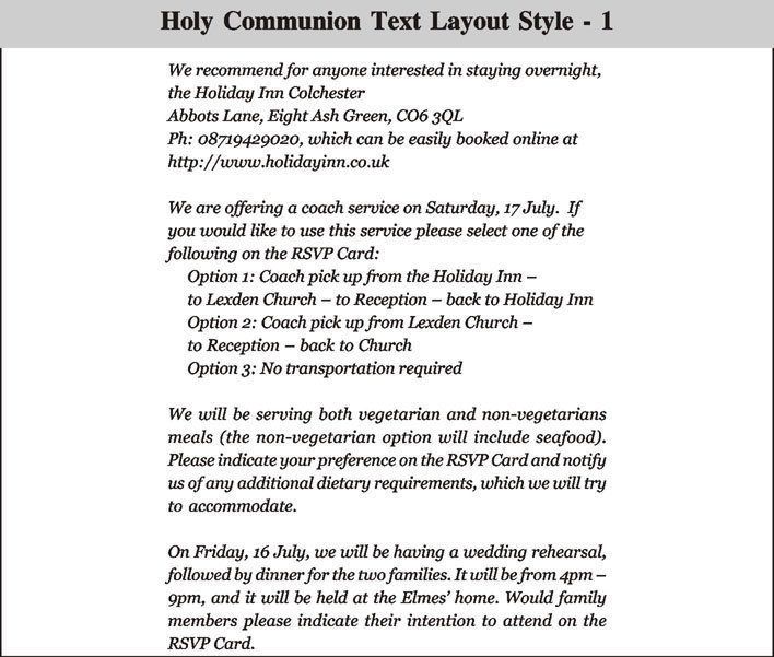 High End Communion Invitations