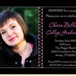 Open House Graduation Invitations Templates