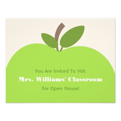 High School Open House Invitations