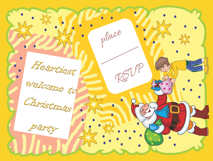 Holiday Christmas Party Invitation Templates