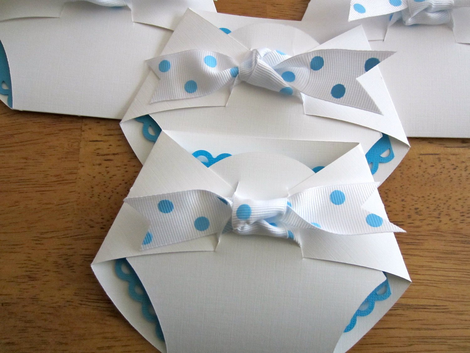 Homemade Baby Shower Diaper Invitations