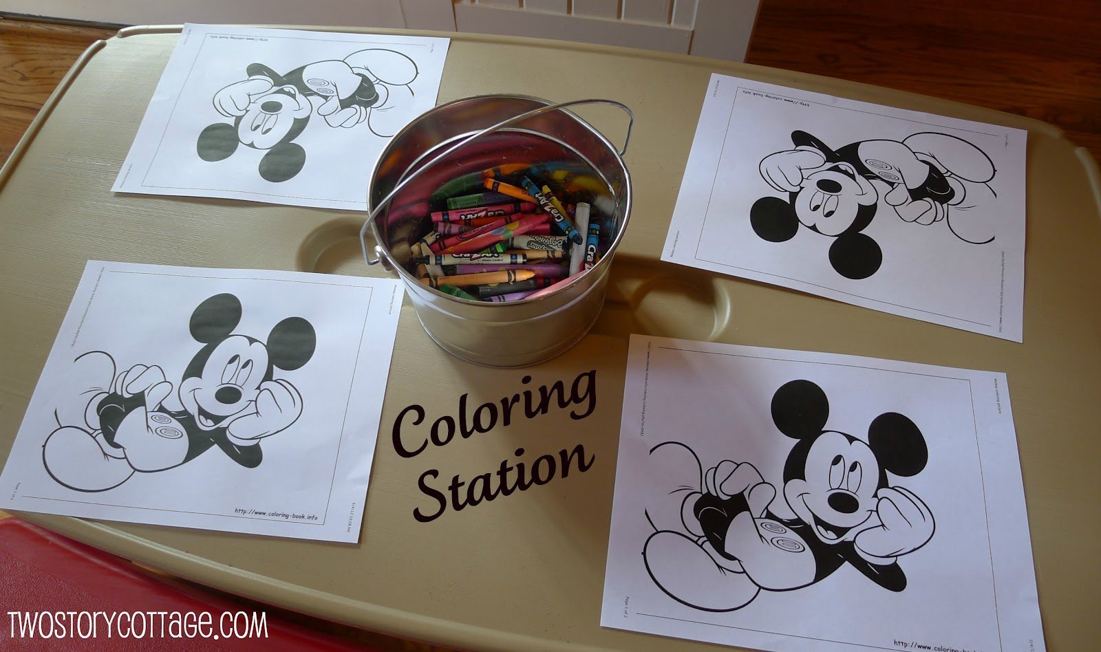 Homemade Mickey Mouse Invitations