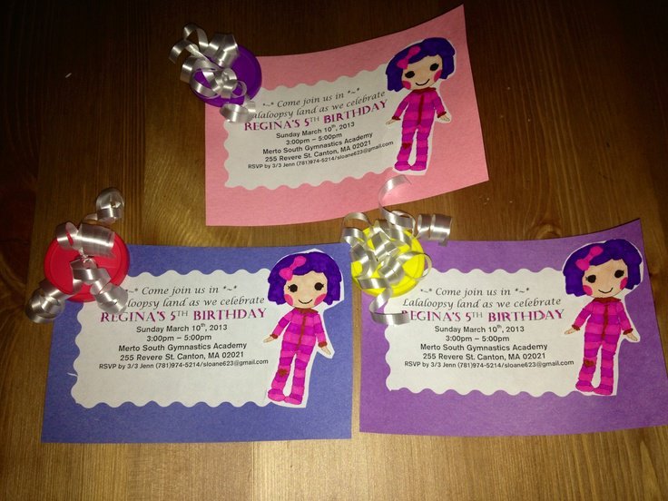 Homemade Party Invitations Pinterest