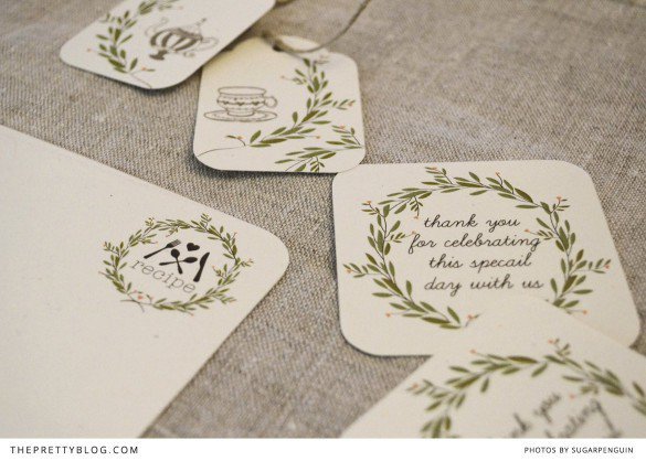 Homemade Tea Party Invitations