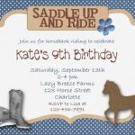Horseback Riding Party Invitation