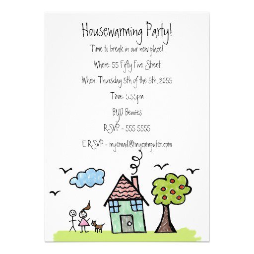 House Party Invitation Example
