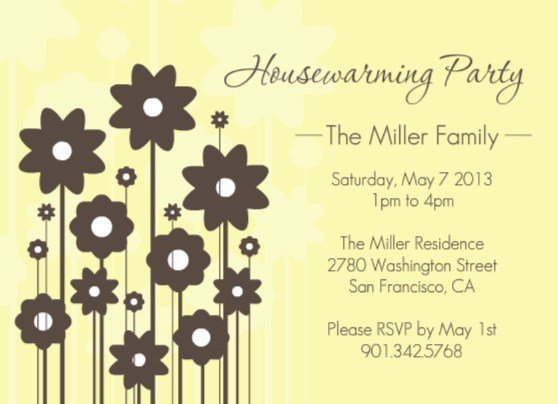 House Warming Party Invitation Wording