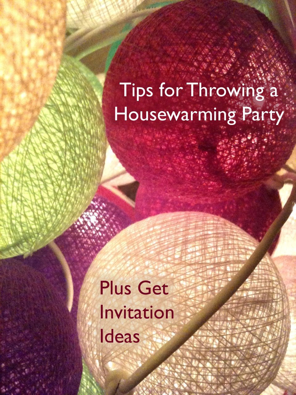Housewarming Party Invitation Ideas
