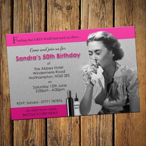 Humorous Birthday Invitations For Adults