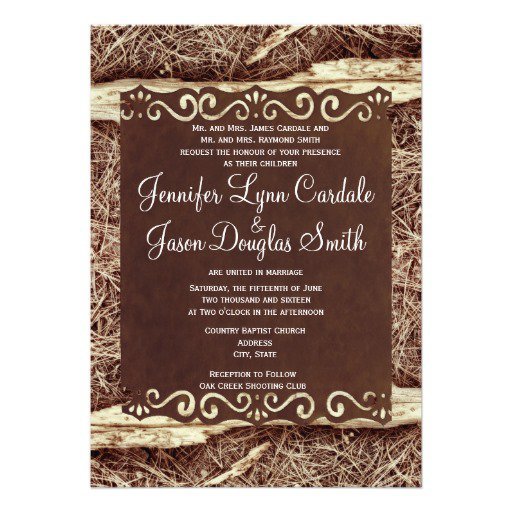 Hunting Camo Wedding Invitation