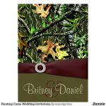 Hunting Camo Wedding Invitations