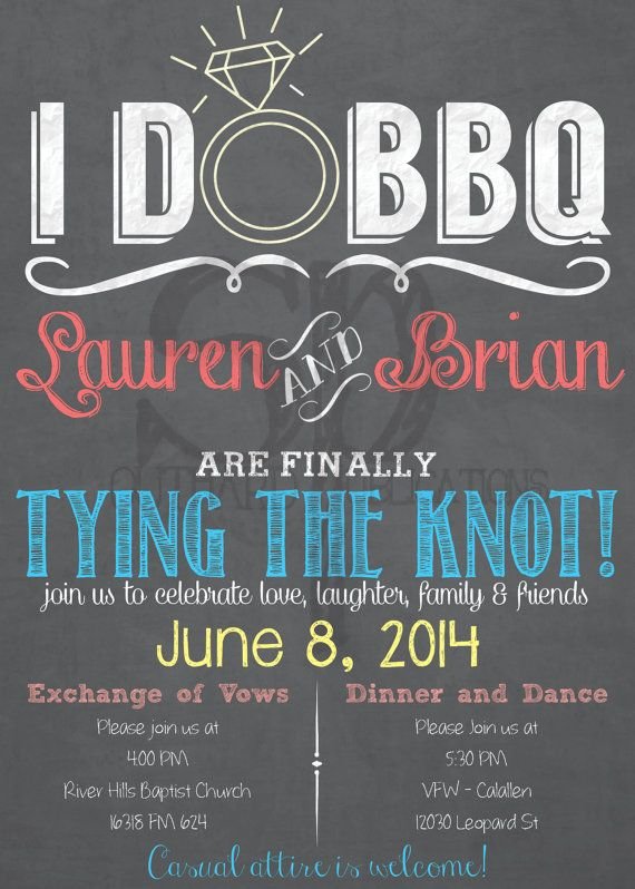 I Do Bbq Invitations - Invitation Design Blog