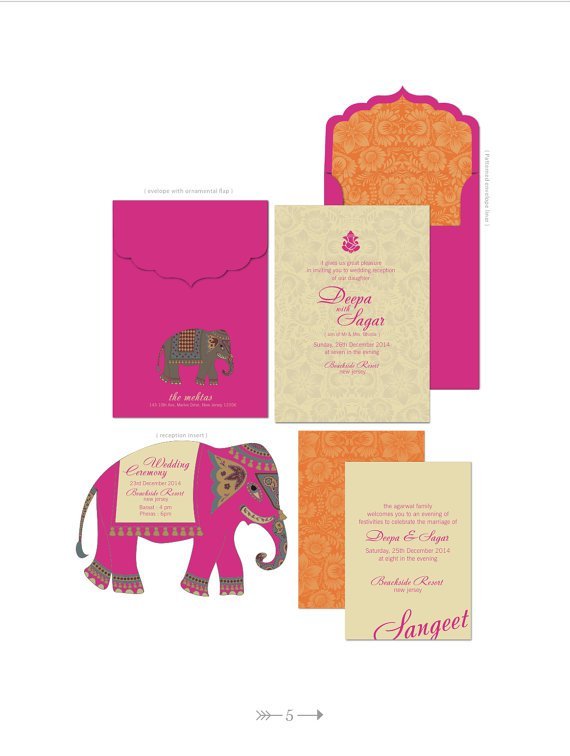 Indian Style Wedding Invitations Uk