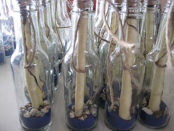 Invitation Bottles For Message In A Bottle