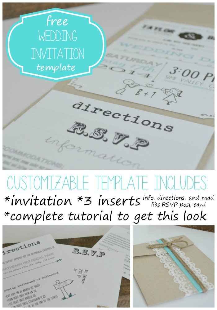 Invitation Insert Templates Free