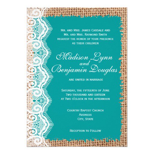 Ivory Lace Wedding Invitations