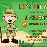 Jungle Birthday Party Invitations