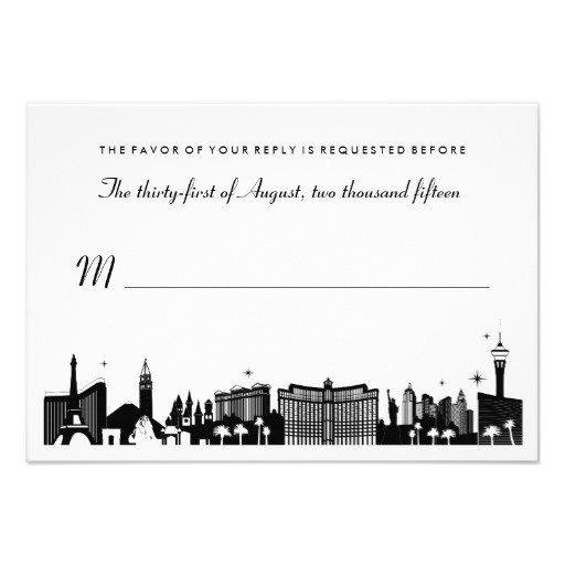 Las Vegas Style Wedding Invitations Uk